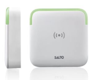 SALTO WRDM0S4W Design Xs Mifare Desfire BLE Sq Reader White (Per EACH)