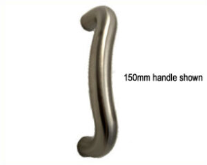ADORE Pba Wave Pull 150x22mm Bolt Through 316 SSS (Per EACH)
