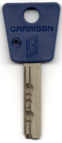 MUL-T-LOCK Garrison Key Coined (Plastic) (Per EACH)