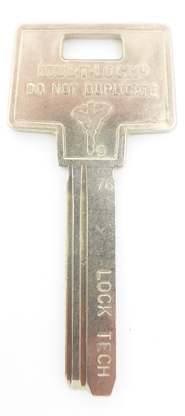 MUL-T-LOCK Garrison Key Coined (All Steel) (Per EACH)