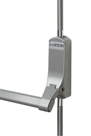 EXIDOR 15000000-P Pushbar Panic Bolt 2pt Rev Silver (Per EACH)