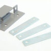EXIDOR 15000250 Box Strike (Dbl Door Fl Frame) Silver (Per EACH)