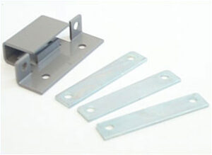 EXIDOR 15000250 Box Strike (Dbl Door Fl Frame) Silver (Per EACH)