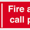 Sign Fire Alarm Call Point Self Adhesive 300x100 (Per EACH)