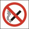 Sign 'No Smoking' Symbol Self Adhesive 100x100 (Per EACH)