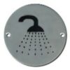 Pictogram Shower 75mm Dia Aluminium (Per EACH)