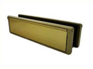 MAP HARDWARE Telescopic Letter Plate 272mm Gold (Per EACH)