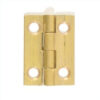 Solid Drawn Brass Butt Hinge 25x19x1.3mm Br (Per HINGE)