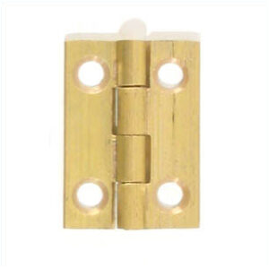 Solid Drawn Brass Butt Hinge 25x19x1.3mm Br (Per HINGE)