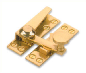 Sash Fastener Quadrant Arm Knob 70mm Pol Brass (Per EACH)