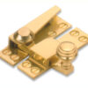 Sash Fastener Straight Arm Knob 70mm Pol Brass (Per EACH)