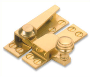 Sash Fastener Straight Arm Knob 70mm Pol Brass (Per EACH)
