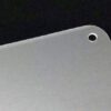 Push Plate 1.5mm 330x90mm Radius Corners Aluminium (Per EACH)