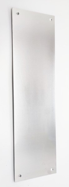 Push Plate 1.5mm 330x90mm Aluminium (Per EACH)