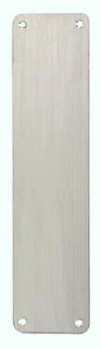 Push Plate 500x100mm Radius Corner Stainless Steel (Per EACH)