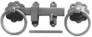 Gate Handle Latch Set 180mm Black (Per SET)