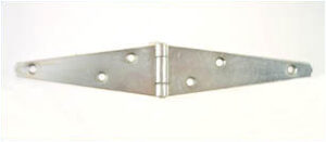 Light Strap Hinges 100mm Bright Zinc Plated (Per HINGE)