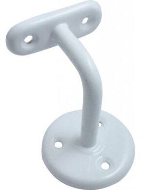 PERRY Handrail Bracket 63mm White (Per EACH)