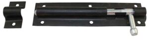PERRY Tower Bolt Straight 150mm Black (EACH)