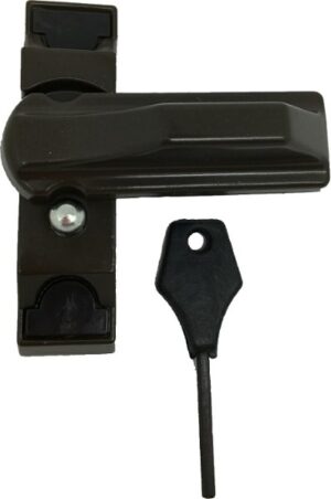 Upvc Window/Door Jammer Lockable Brown (Per EACH)