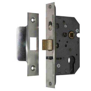 SEU513/2 Lock-Tech Mortice Deadlatch Euro 64mm SS (Per EACH)