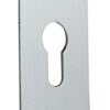 SOUBER EE1/SS Escutcheon Euro S/adhesive 47x65 SSS (Per PAIR)