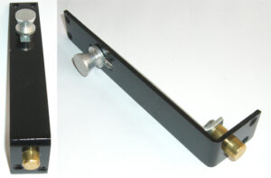 Knob Slide Bolt 152mm Black (Per EACH)