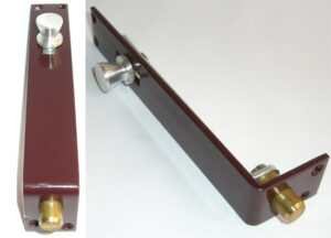 Knob Slide Bolt 152mm Burgundy (Per EACH)