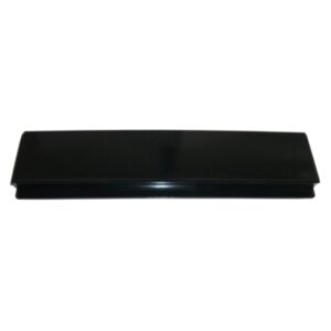Letter Plate 76x305mm Black (Per EACH)