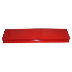 Letter Plate 76x305mm Red (Per EACH)