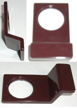 Cylinder Pull Round 80x41mm Hewi Burgundy (Per EACH)
