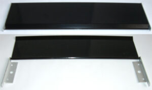 Letter Tidy 81x310mm Black (Per EACH)