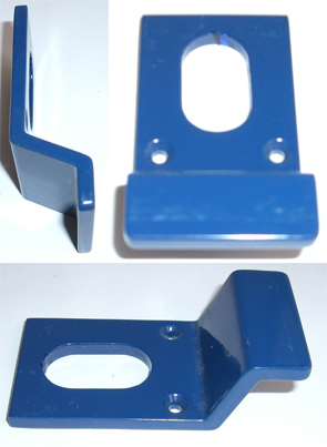 Cylinder Pull Oval 80x41mm Hewi Steel Blue (Per EACH)