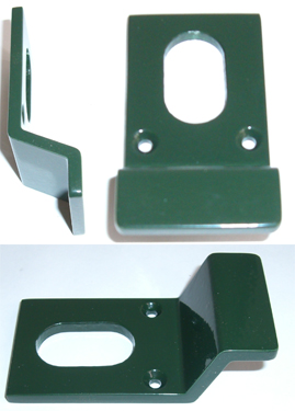 Cylinder Pull Oval 80x41mm Dark Green (Per EACH)