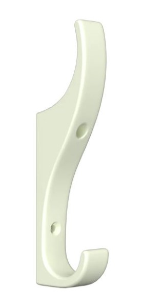 Gower Hat & Coat Hook Antique White 120mm (Per EACH)