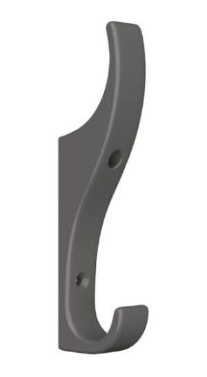 Gower Hat & Coat Hook Dark Grey 120mm (Per EACH)