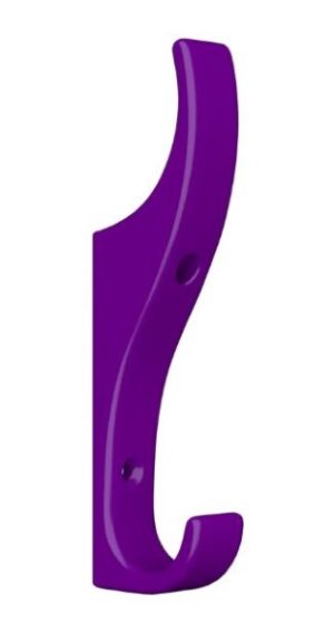 Gower Hat & Coat Hook Deep Purple 120mm (Per EACH)