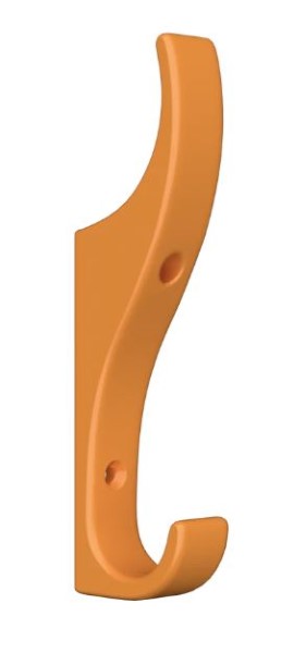 Gower Hat & Coat Hook Orange 120mm (Per EACH)