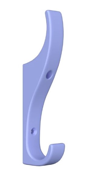 Gower Hat & Coat Hook Powder Blue 120mm (Per EACH)