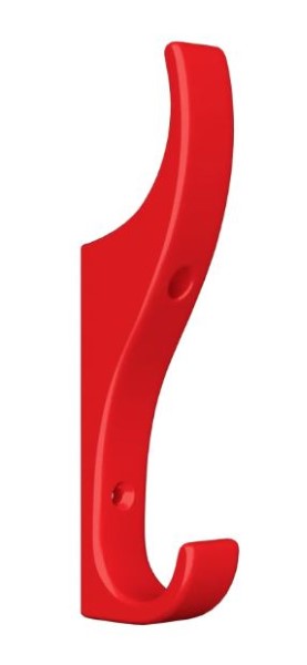 Gower Hat & Coat Hook Red 120mm (Per EACH)
