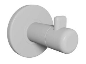 Gower Robe Hook White (Per EACH)