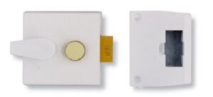 UNION JL1026-WE Cyl Rim Nightlatch Med Case Only White (Per EACH)