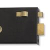UNION J1209-BJ Rim Latch With Slidebolt 100mm Black (Per EACH)