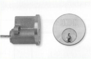 UNION J-1X1OFKB 502 SC Rim Cylinder Only Satin Chrome (Per EACH)