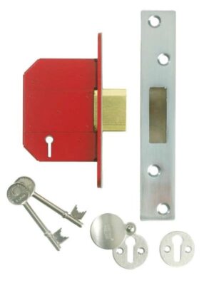 UNION J2100S-PL-2.5 5L Strongbolt Mortice Deadlock BS 68mm SB (Per EACH)