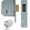 UNION B-3G114E-SC-67 5 Lev Mortice Deadlock 67mm 20mm Throw SC (Per EACH)