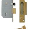 UNION B-3K74E-PL-67 5 Lever Mortice Sashlock 67mm 20mm Throw Brass (Per EACH)