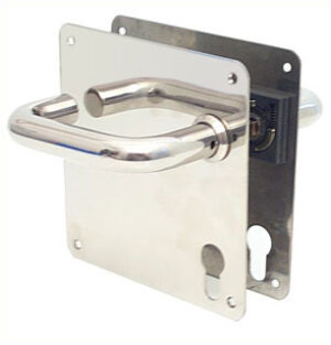 WEBB LLOYD +01/23/41 MSS U/SP 7 Lever On Square Plate Euro 19mm 72mm CC PSS (Per PAIR)