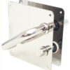 WEBB LLOYD +01/23/44 LH MSS U/S Bathroom Lever On Square Plate 19mm Left Hand PSS (Per PAIR)
