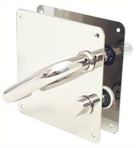 WEBB LLOYD +01/23/44 LH MSS U/S Bathroom Lever On Square Plate 19mm ...